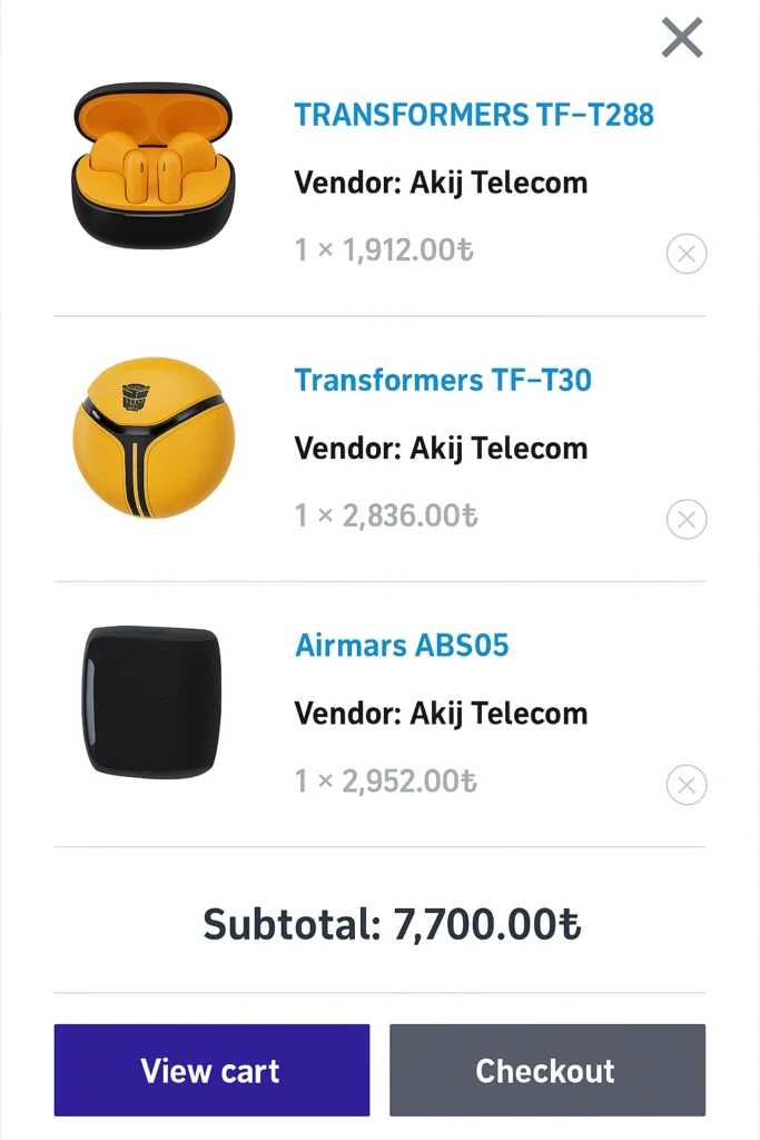 woocommerce mini cart