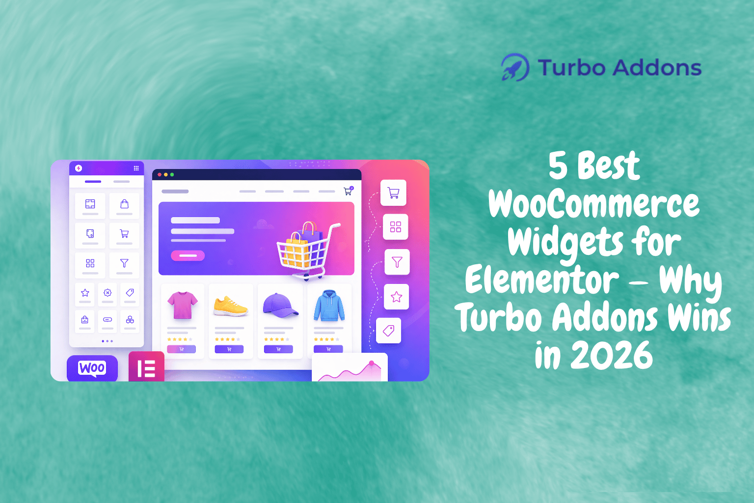 Turbo Addons WooCommerce widgets for Elementor store design preview