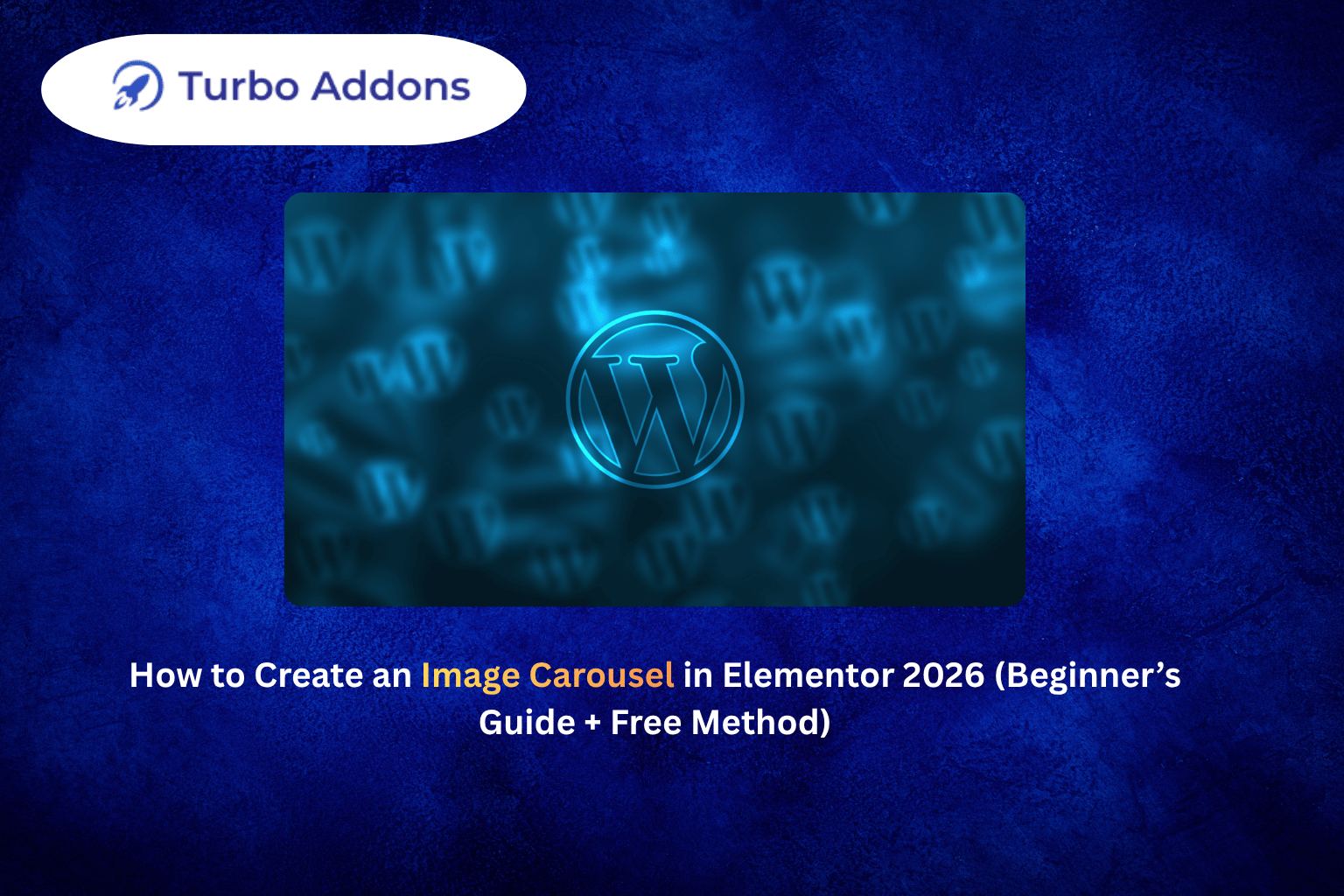 How to Create an Image Carousel in Elementor 2026 (Beginner’s Guide ...