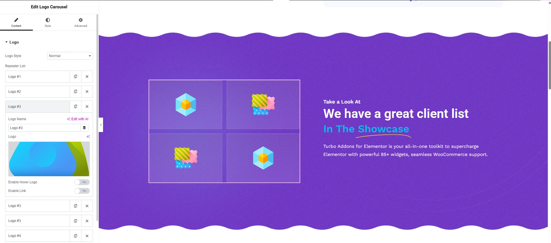How to Use Logo Carousel in Elementor (Free Widget Guide by Turbo ...