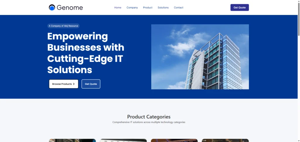 It Solutions Service Home