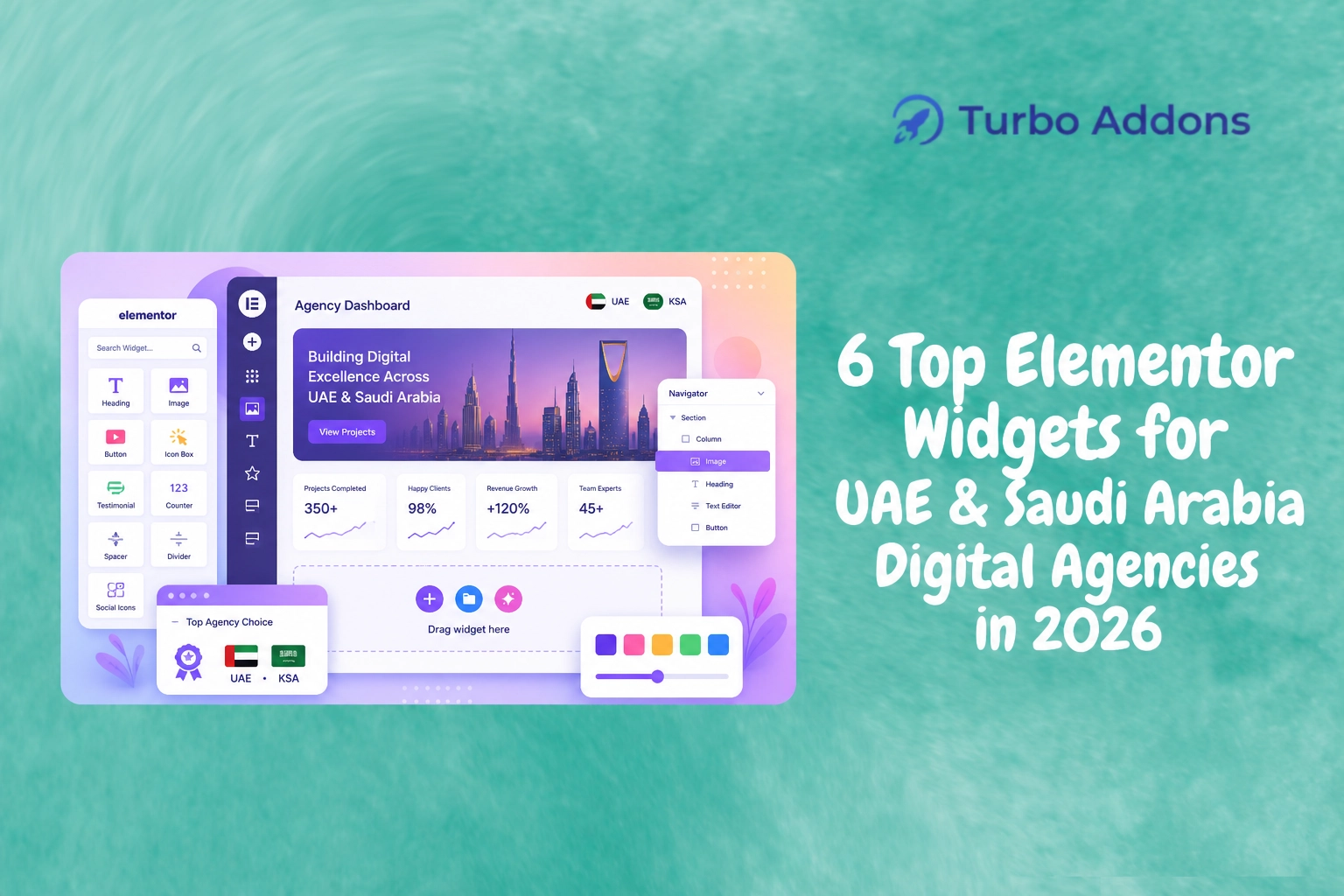 6 Top Elementor Widgets for UAE & Saudi Arabia Digital Agencies in 2026