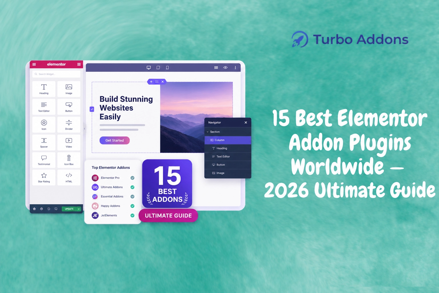 15 Best Elementor Addon Plugins Worldwide — 2026 Ultimate Guide