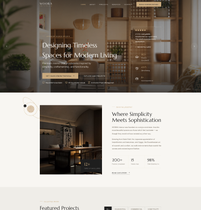 1 Luxury Interior Design Website