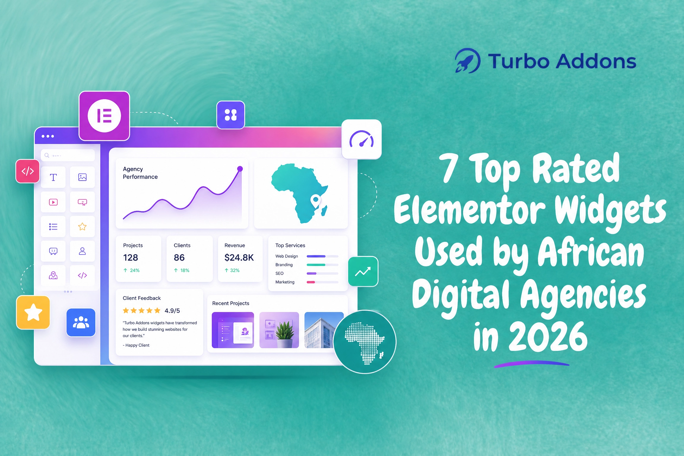 7 Top Rated Elementor Widgets Used by African Digital Agencies in 2026