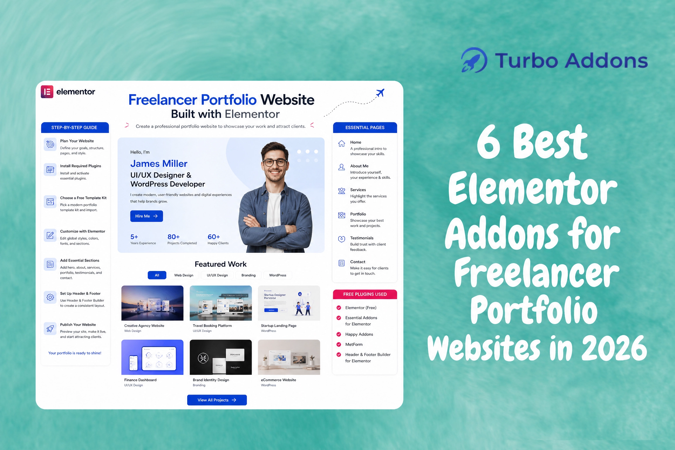 6 Best Elementor Addons for Freelancer Portfolio Websites in 2026