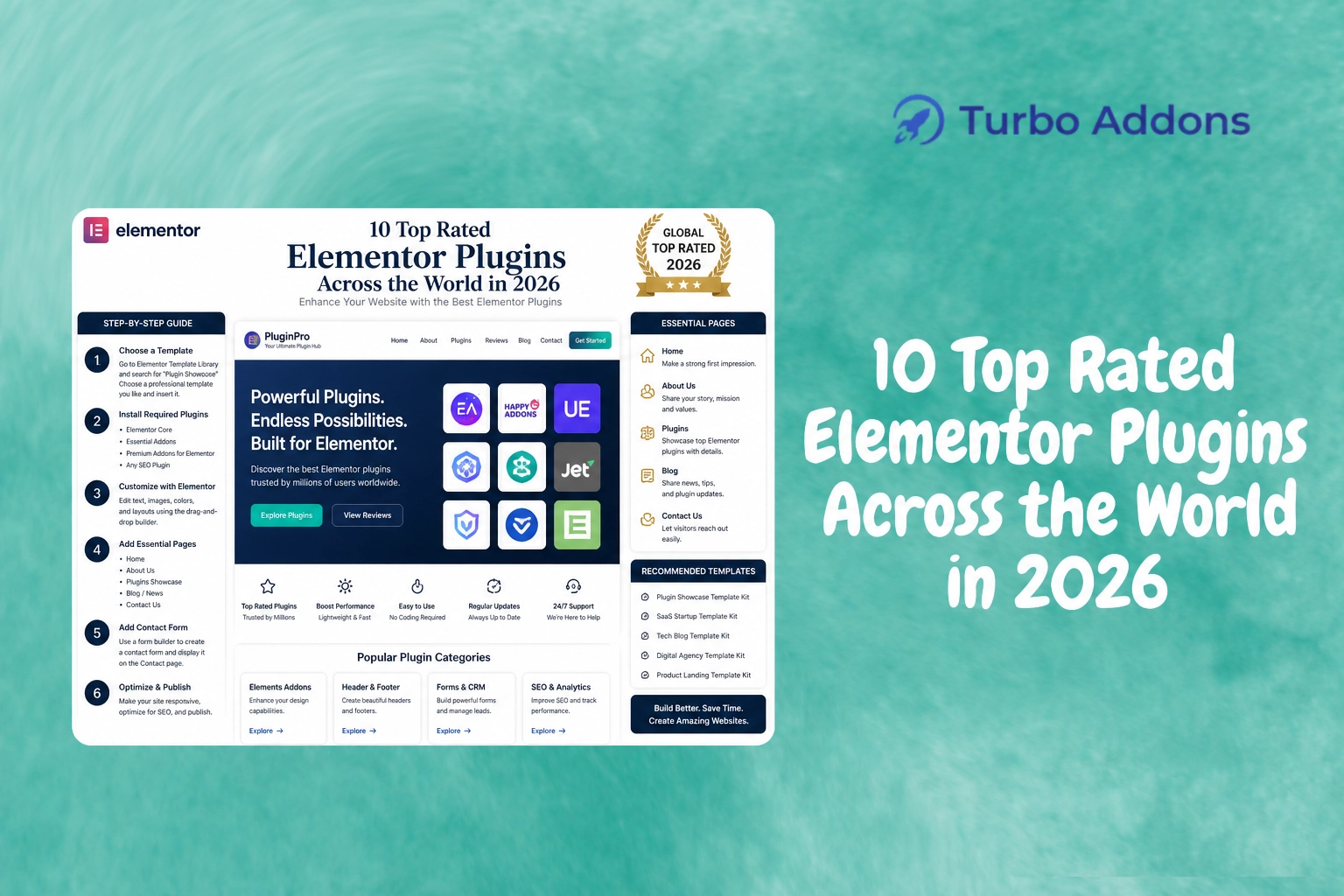 10 Top Rated Elementor Plugins Across the World in 2026