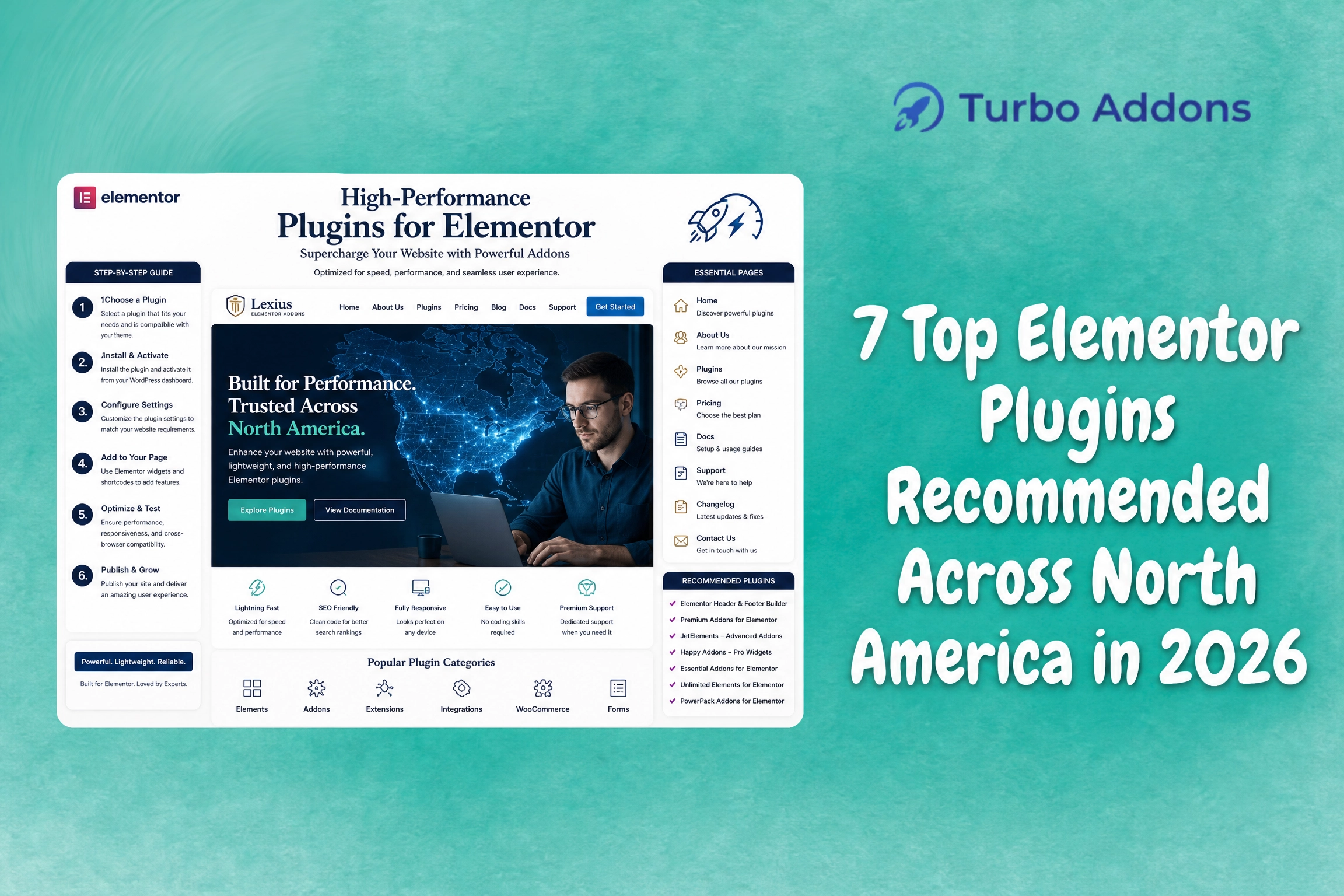 7 Top Elementor Plugins Recommended Across North America in 2026