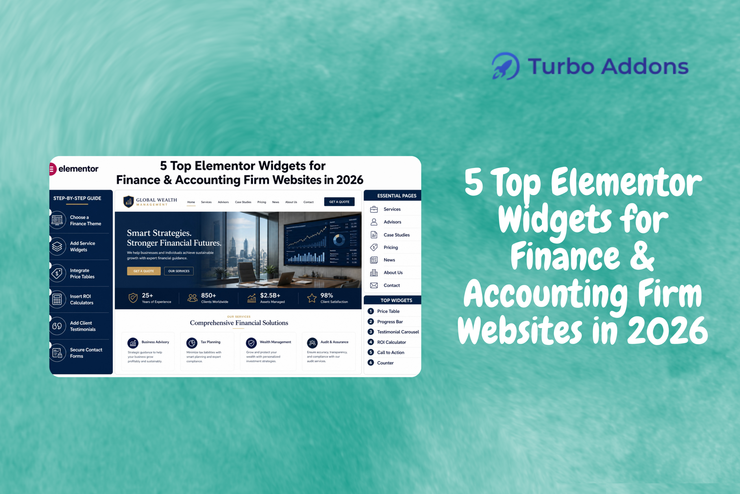 5 Top Elementor Widgets for Finance & Accounting Firm Websites in 2026