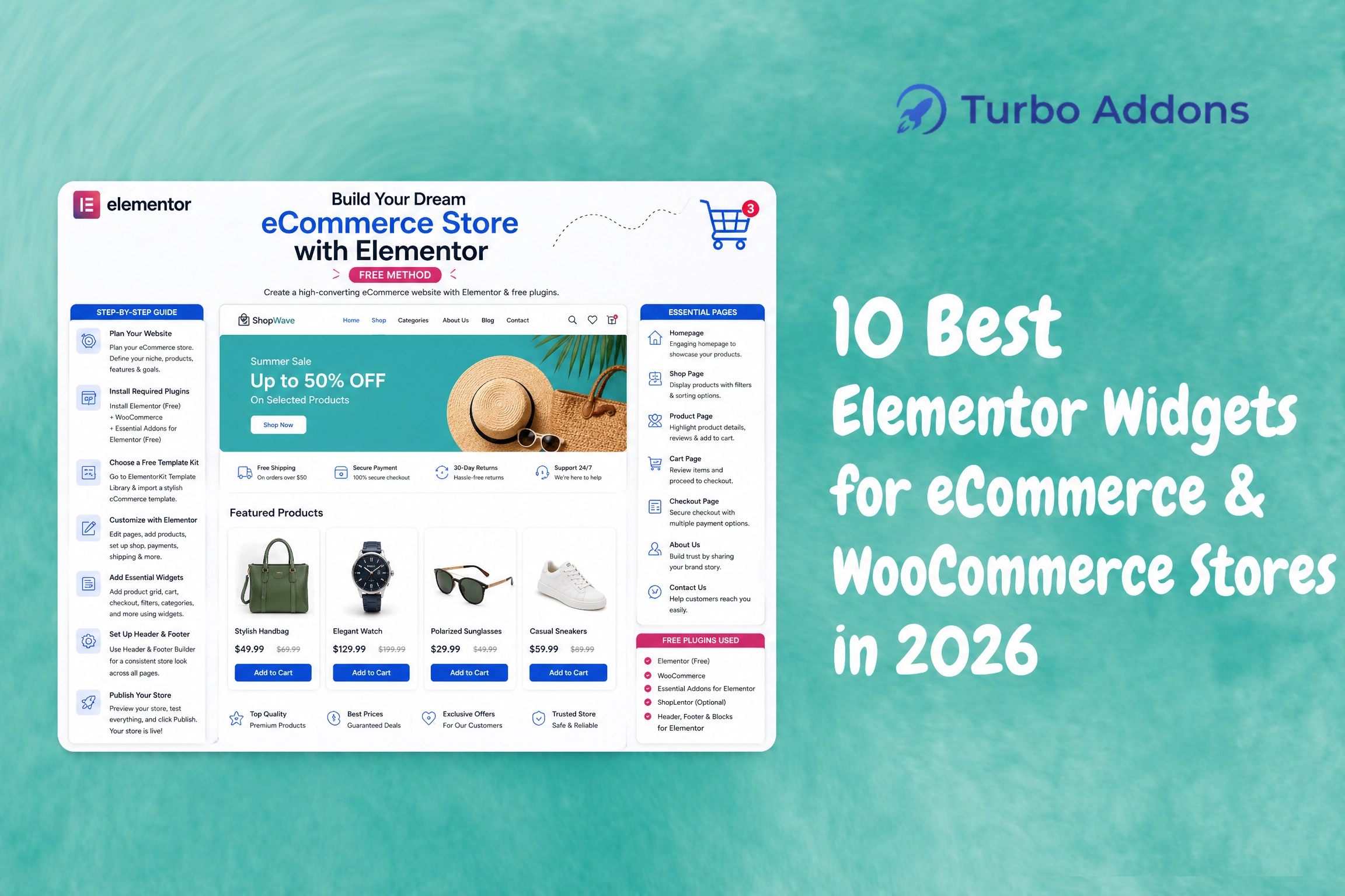 10 Best Elementor Widgets for eCommerce & WooCommerce Stores in 2026