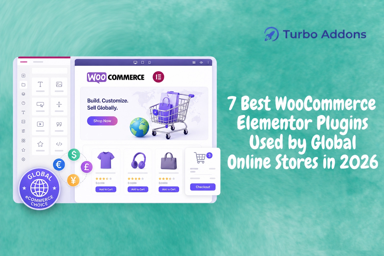 Featured image for guide on best WooCommerce Elementor plugins